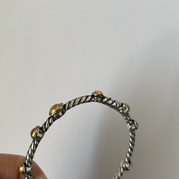 Brighton Monte Carlo Bangle Bracelet Silver/Gold NWT - Picture 14 of 14